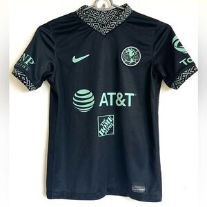 NIKE Authentic 2022 Club America Third Jersey  - Black-Healing Jade size Medium